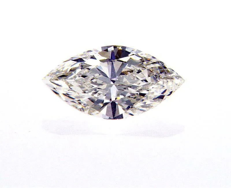 0.71 CT Diamond H Color SI1 Clarity Loose GIA Certified Marquise Cut Natural