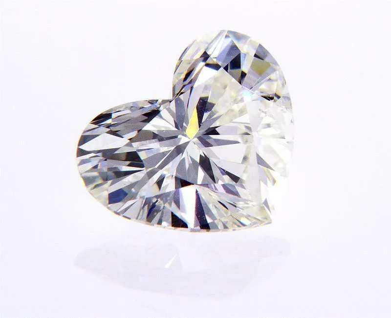 0.73 CT Heart Cut Natural Loose Diamond H Color SI2 Clarity GIA Certified