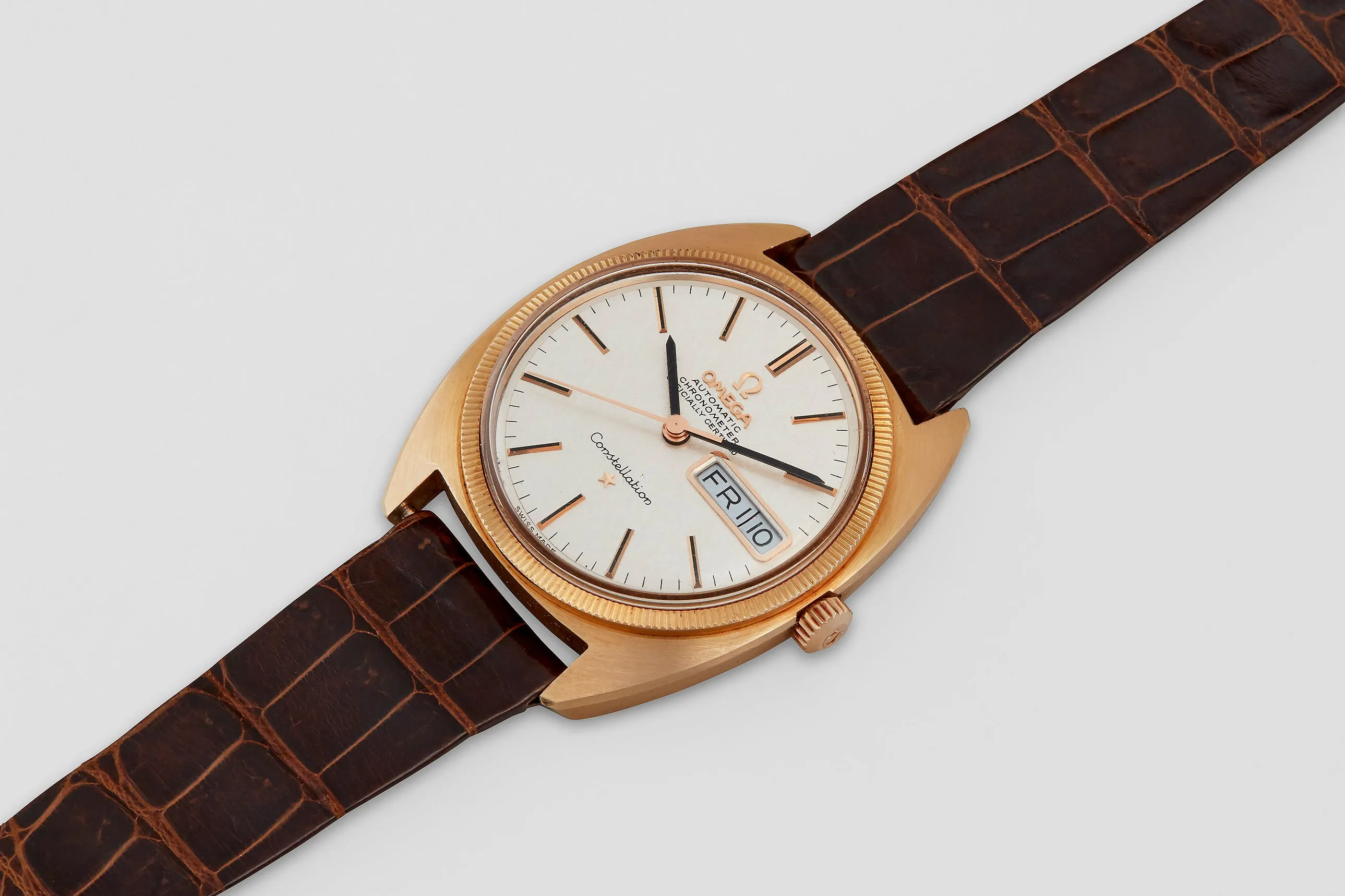 18 Carat Pink Gold Omega Constellation