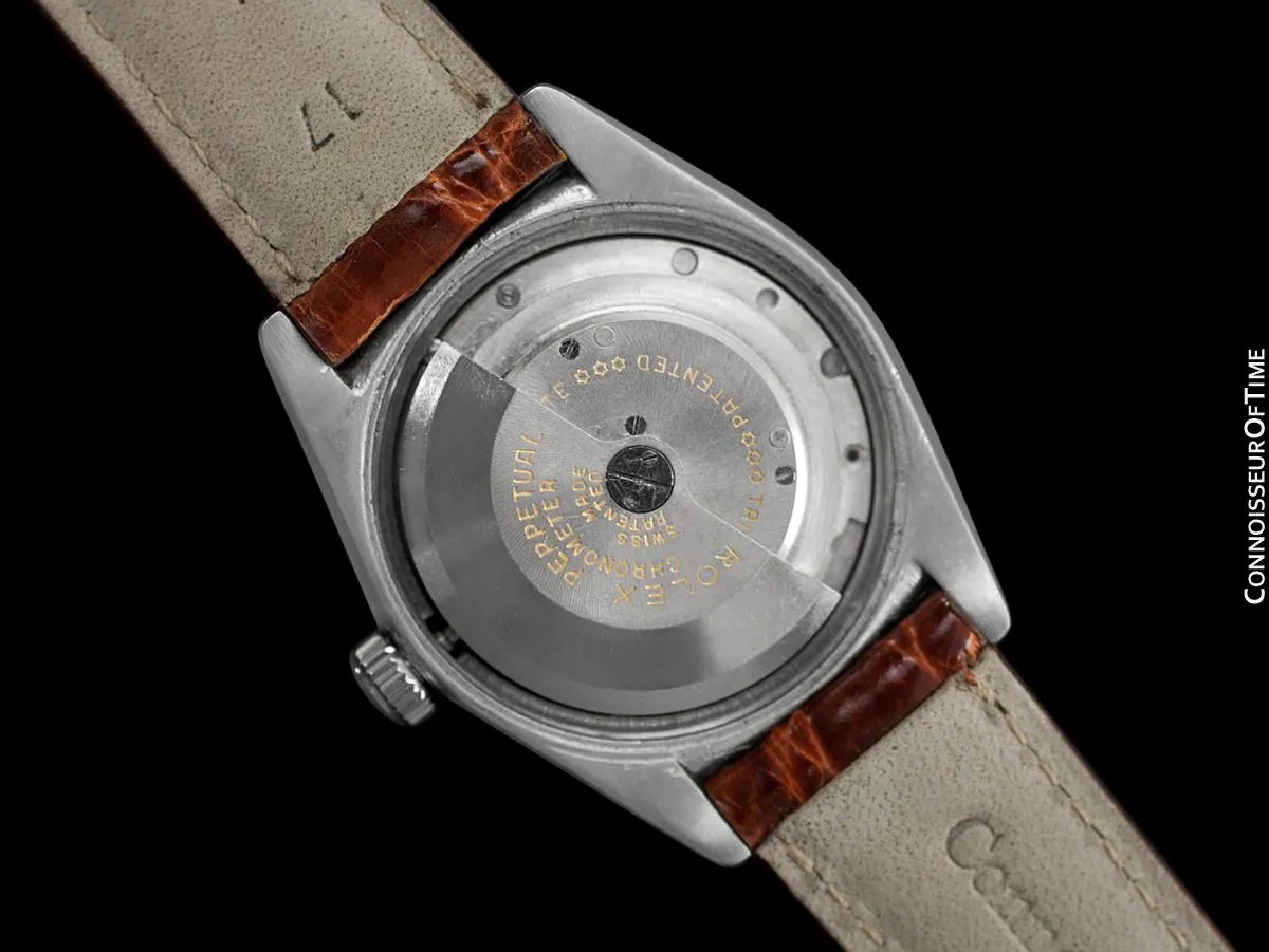 1948 Rolex Vintage Mens WWII Era Bubble Bubbleback, Ref. 5013 - Stainless Steel & 14K Gold