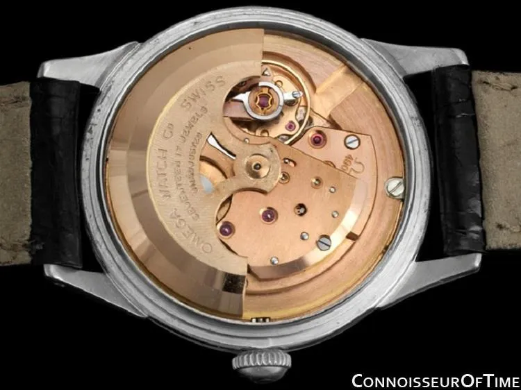 1956 Omega Vintage (Seamaster) Mens Automatic, Waterproof Tropical Dial Watch - Stainless Steel