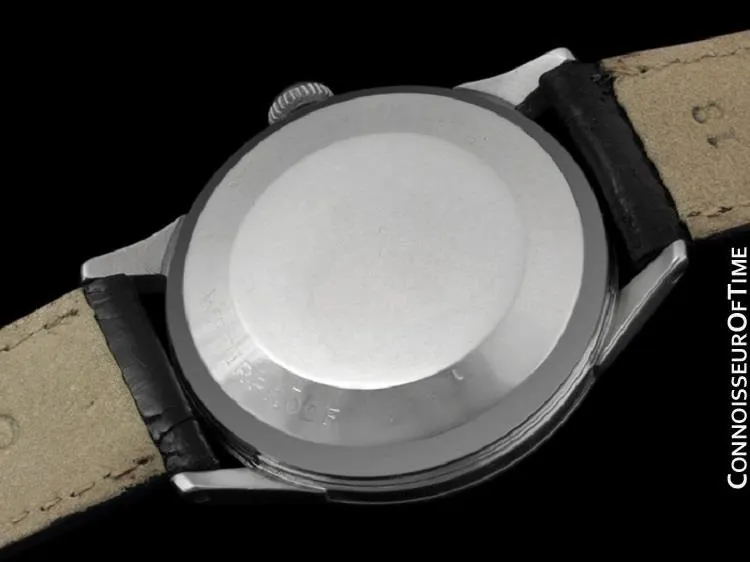 1956 Omega Vintage (Seamaster) Mens Automatic, Waterproof Tropical Dial Watch - Stainless Steel