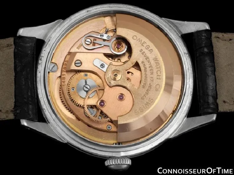1956 Omega Vintage (Seamaster) Mens Automatic, Waterproof Tropical Dial Watch - Stainless Steel