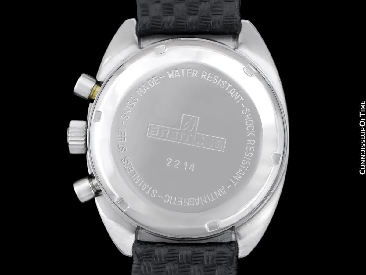 1968 Breitling Sprint Vintage Pilots "Surfboard Panda Dial" Chronograph - Stainless Steel