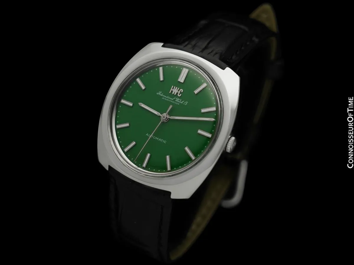 1969 IWC Vintage Mens Full Size Retro Watch, Cal. 854 Pellaton Automatic - Stainless Steel