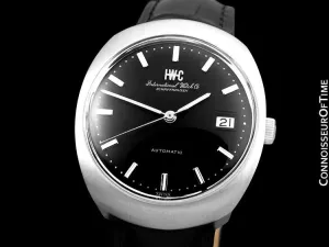 1969 IWC Vintage Mens Full Size Watch, Cal. 8541B Pellaton Automatic with Date - Stainless Steel