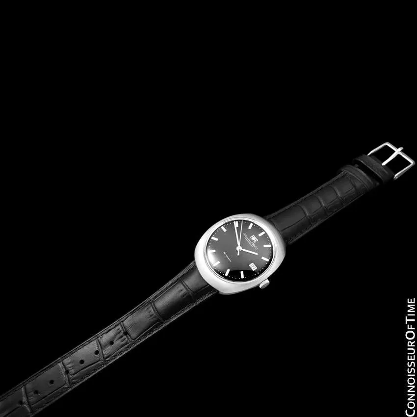 1969 IWC Vintage Mens Full Size Watch, Cal. 8541B Pellaton Automatic with Date - Stainless Steel