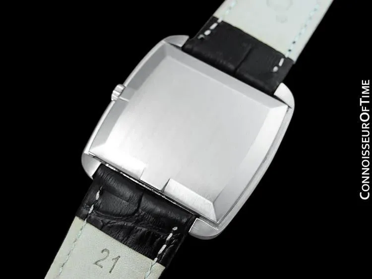 1970 Omega De Ville Full Size Mens Retro Ultra Thin TV Watch - Stainless Steel