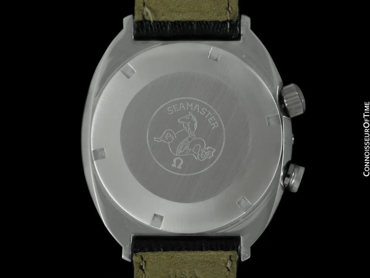 1970 Omega Seamaster Memomatic Massive Mens Retro Alarm Watch - Stainless Steel