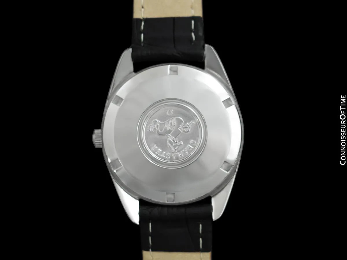 1970 Omega Seamaster Mens Vintage Watch with Automatic Cal. 565 Movement and Royal Blue Dial - Stainless Steel