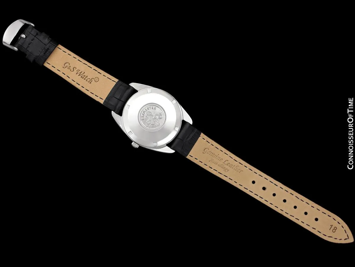 1970 Omega Seamaster Mens Vintage Watch with Cal. 565 Movement and Tiffany Blue Dial - Stainless Steel