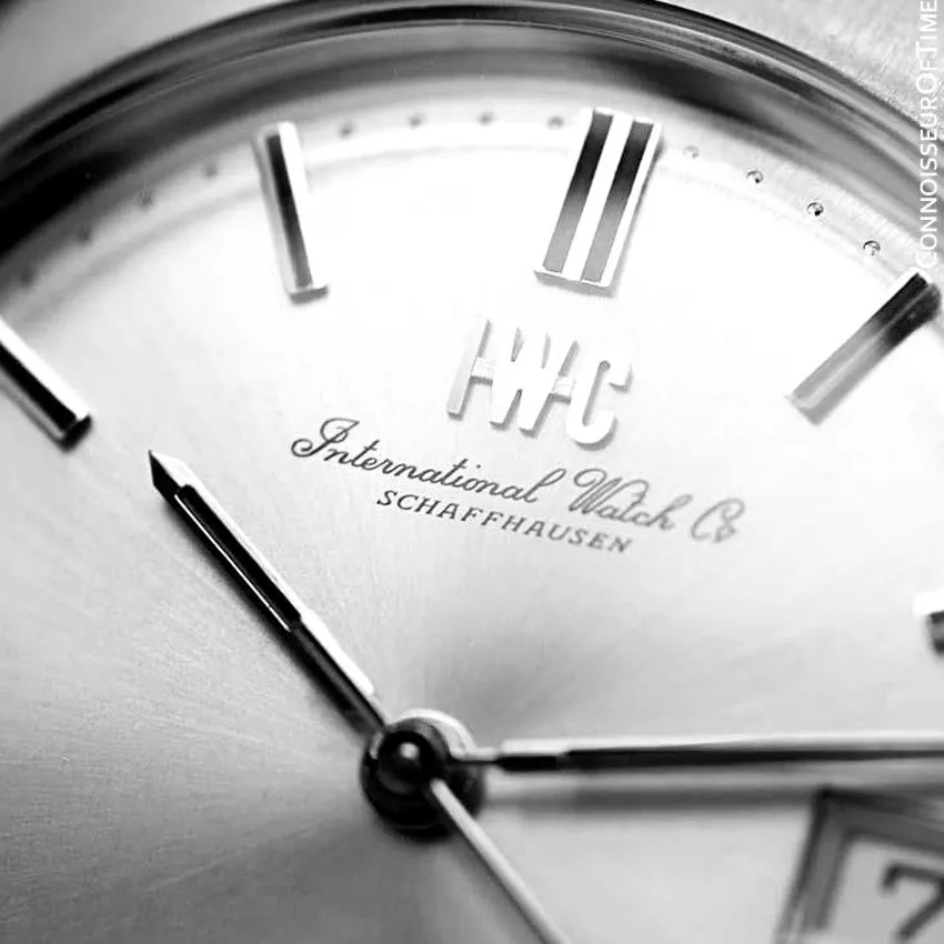 1970's IWC Vintage Mens Watch, Cal. 8541B Automatic, Silver Dial with Date - Stainless Steel