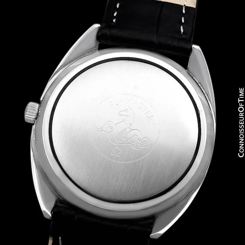1970's Omega Seamaster Cosmic 2000 Vintage Retro Mens Dive Watch, Date - Stainless Steel