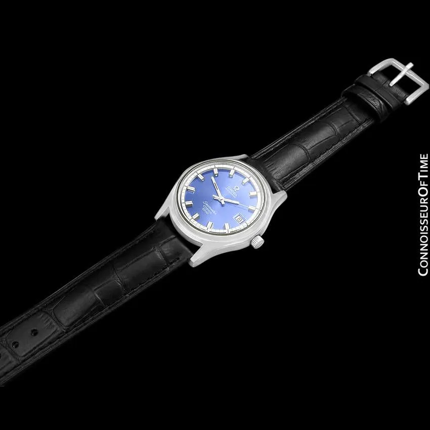 1970's Omega Seamaster Cosmic 2000 Vintage Retro Mens Dive Watch, Date - Stainless Steel