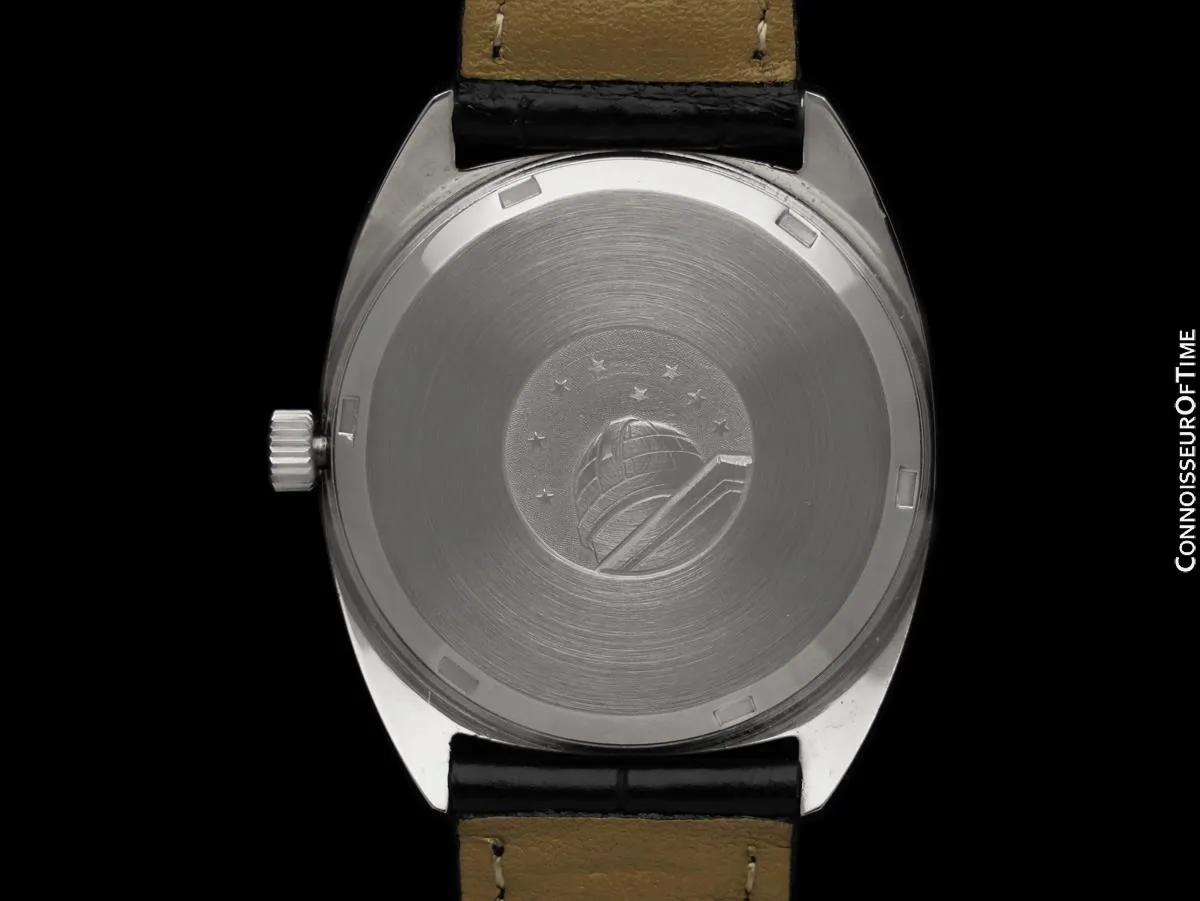 1971 Omega Constellation "C" Chronometer Vintage Mens Watch with Green Dial - Stainless Steel