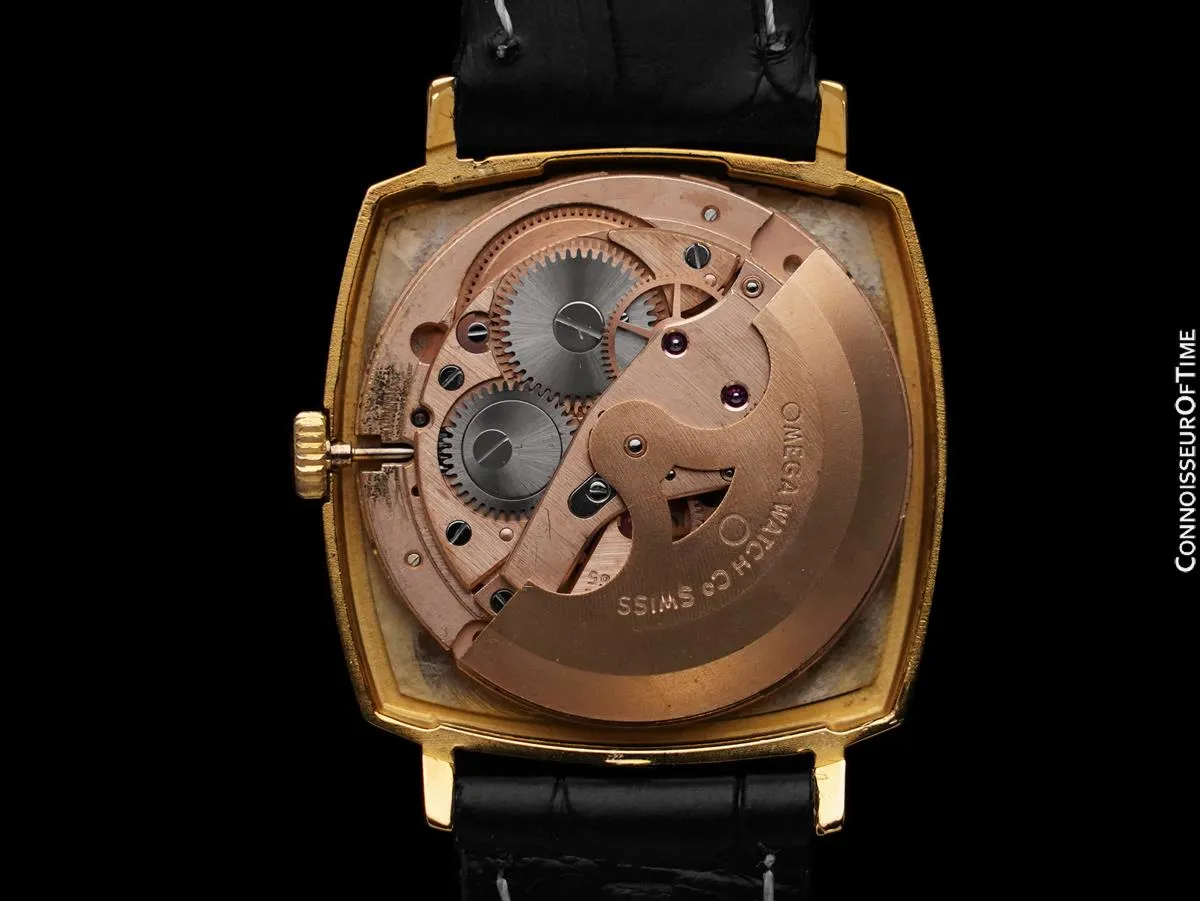 1971 Omega Geneve Vintage Mens Automatic Cal. 565 Dress Watch - 18K Gold Plated & Stainless Steel