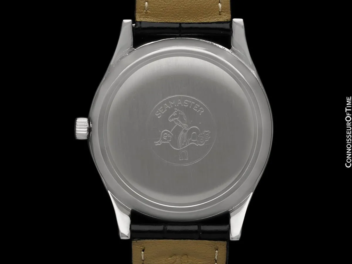 1971 Omega Seamaster Cosmic 2000 Vintage Retro Mens Dive Watch with Green Dial - Stainless Steel