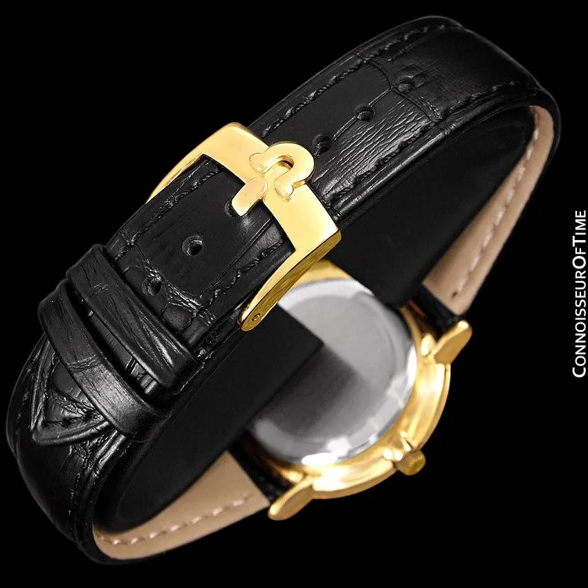 1974 Omega De Ville Vintage Mens Dress Watch - 18K Gold Plated & Stainless Steel