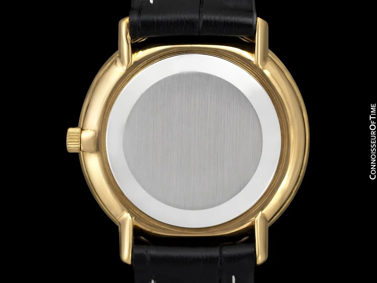 1974 Omega De Ville Vintage Mens Handwound Dress Watch - 18K Gold Plated & Stainless Steel