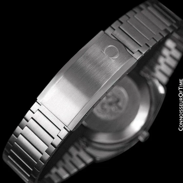 1978 Omega Seamaster Vintage Mens Bracelet Watch, Automatic, Day Date - Stainless Steel