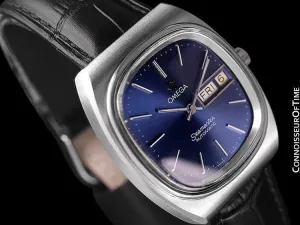 1979 Omega Seamaster Vintage Mens Watch, Automatic, Day Date - Stainless Steel