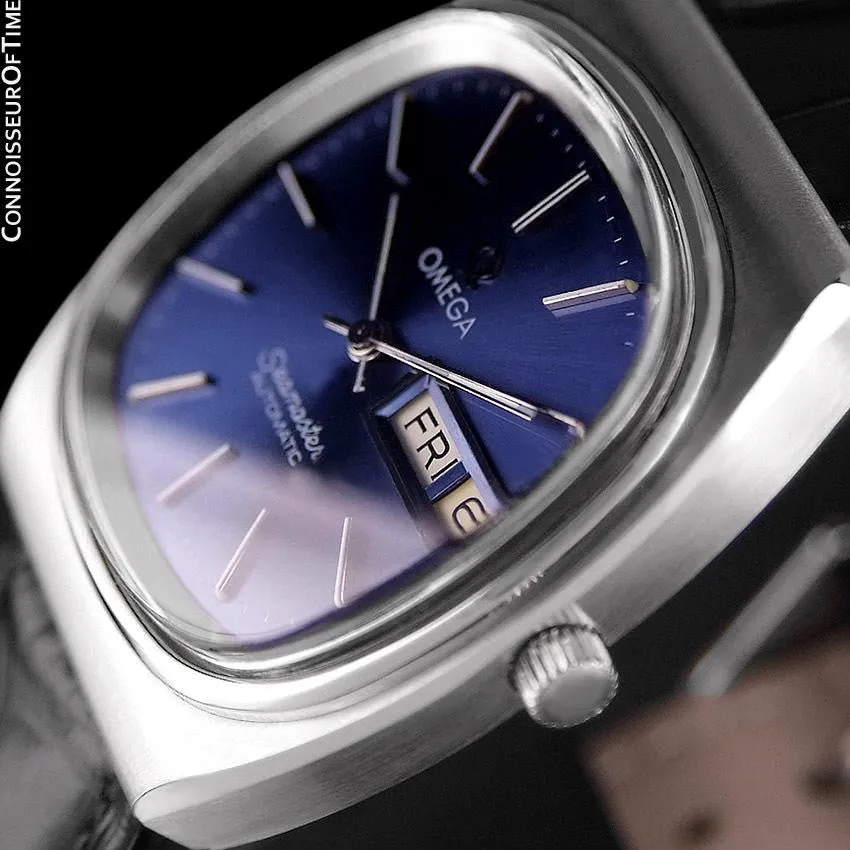 1979 Omega Seamaster Vintage Mens Watch, Automatic, Day Date - Stainless Steel