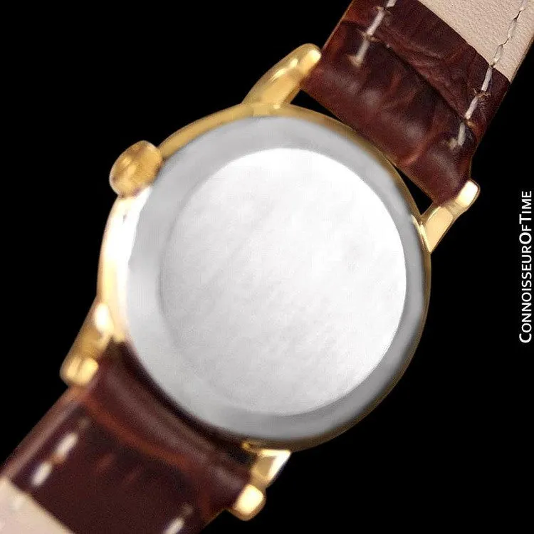 1980 Omega De Ville Vintage Ladies Watch - 18K Gold Plated & Stainless Steel