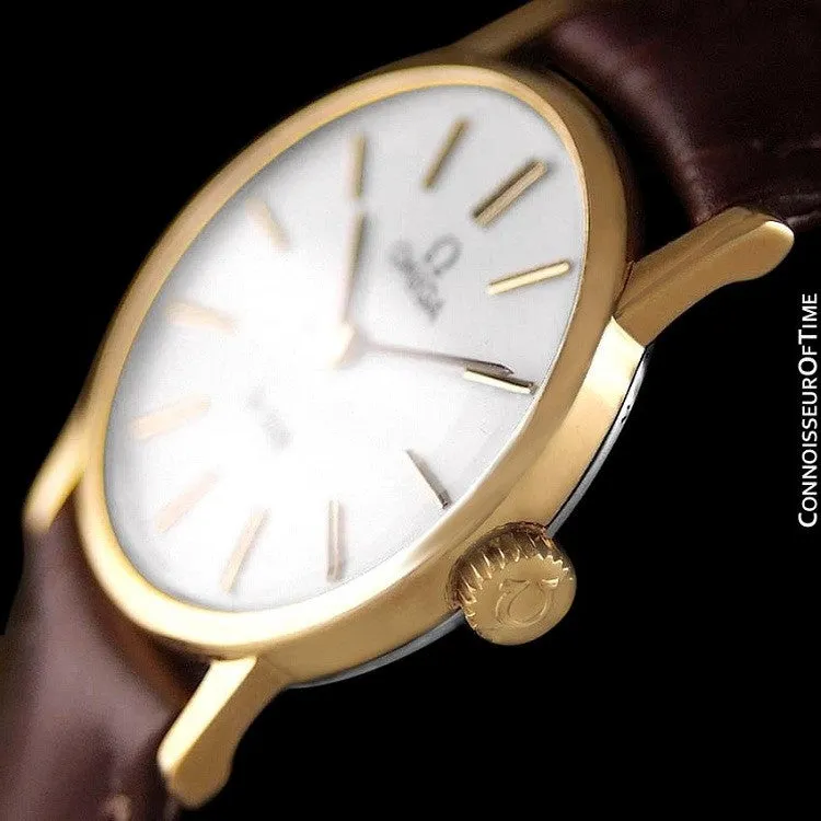 1980 Omega De Ville Vintage Ladies Watch - 18K Gold Plated & Stainless Steel
