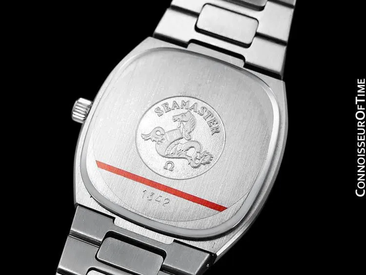 1980 Omega Seamaster Classic Vintage Mens Quartz Watch, Date - Stainless Steel