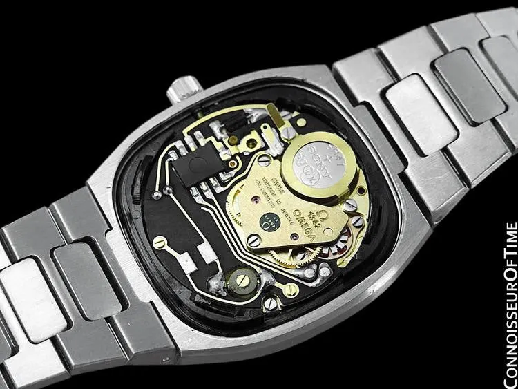 1980 Omega Seamaster Classic Vintage Mens Quartz Watch, Date - Stainless Steel