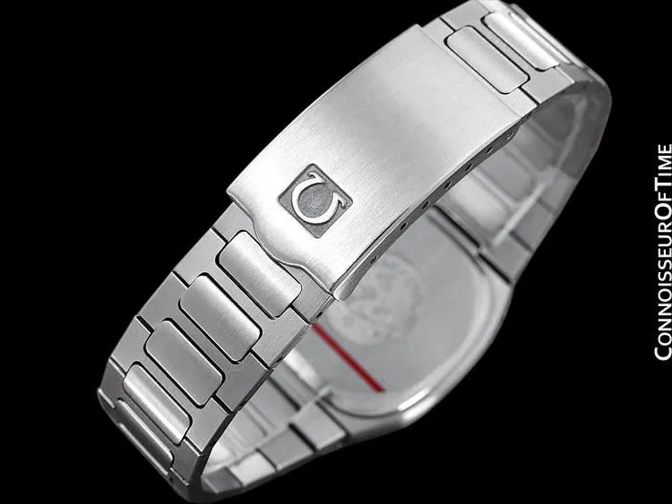 1980 Omega Seamaster Classic Vintage Mens Quartz Watch, Date - Stainless Steel