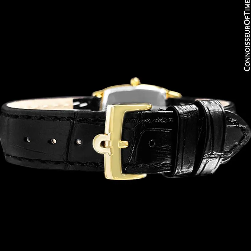 1985 Omega Seamaster Monaco Vintage Mens Quartz Watch - Stainless Steel & 18K Gold Plated
