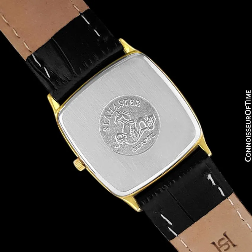 1985 Omega Seamaster Monaco Vintage Mens Quartz Watch - Stainless Steel & 18K Gold Plated
