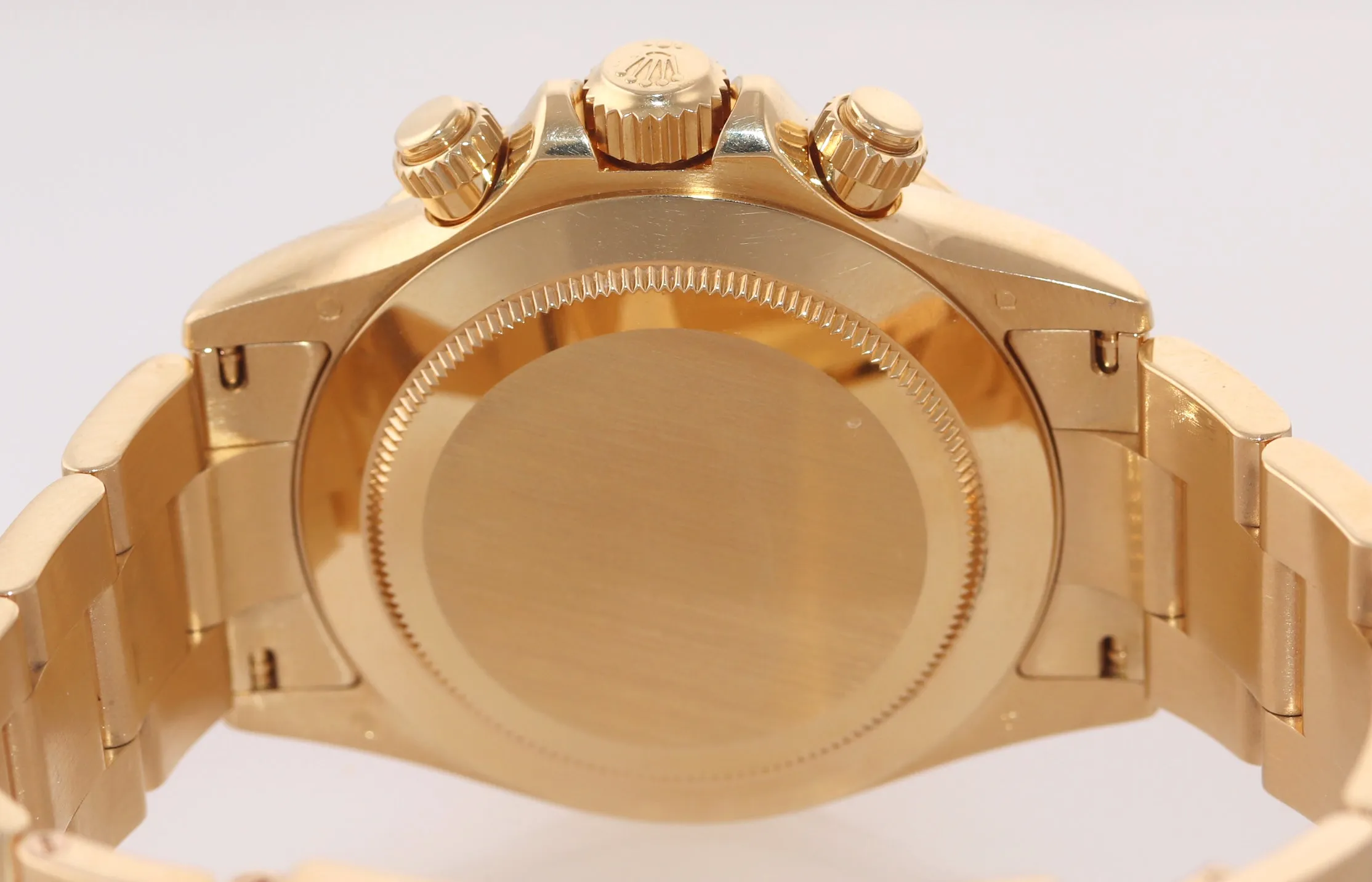 2010 PAPERS Rolex Daytona 116528 White Panda Dial 18K Yellow Gold 40mm Watch Box