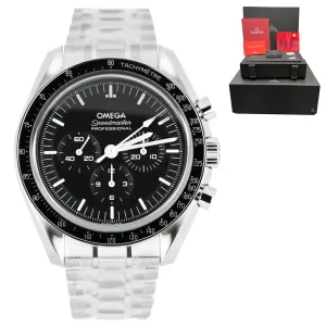 2021 NEW Omega Speedmaster 310.30.42.50.01.002 SAPPHIRE SANDWICH 42mm Watch B&P