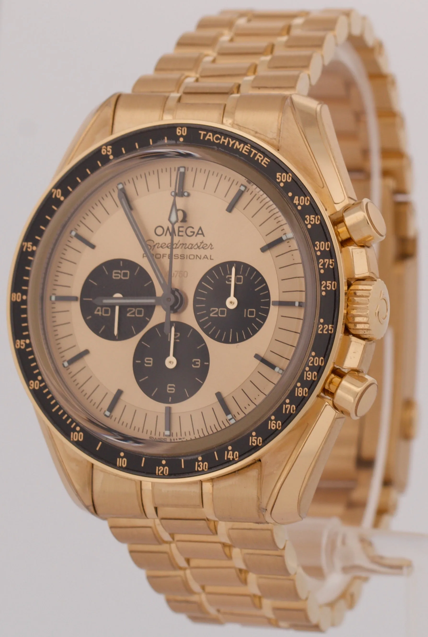 2024 PAPERS Omega Speedmaster MOONSHINE 18K Yellow Gold 310.60.42.50.99.002 BOX