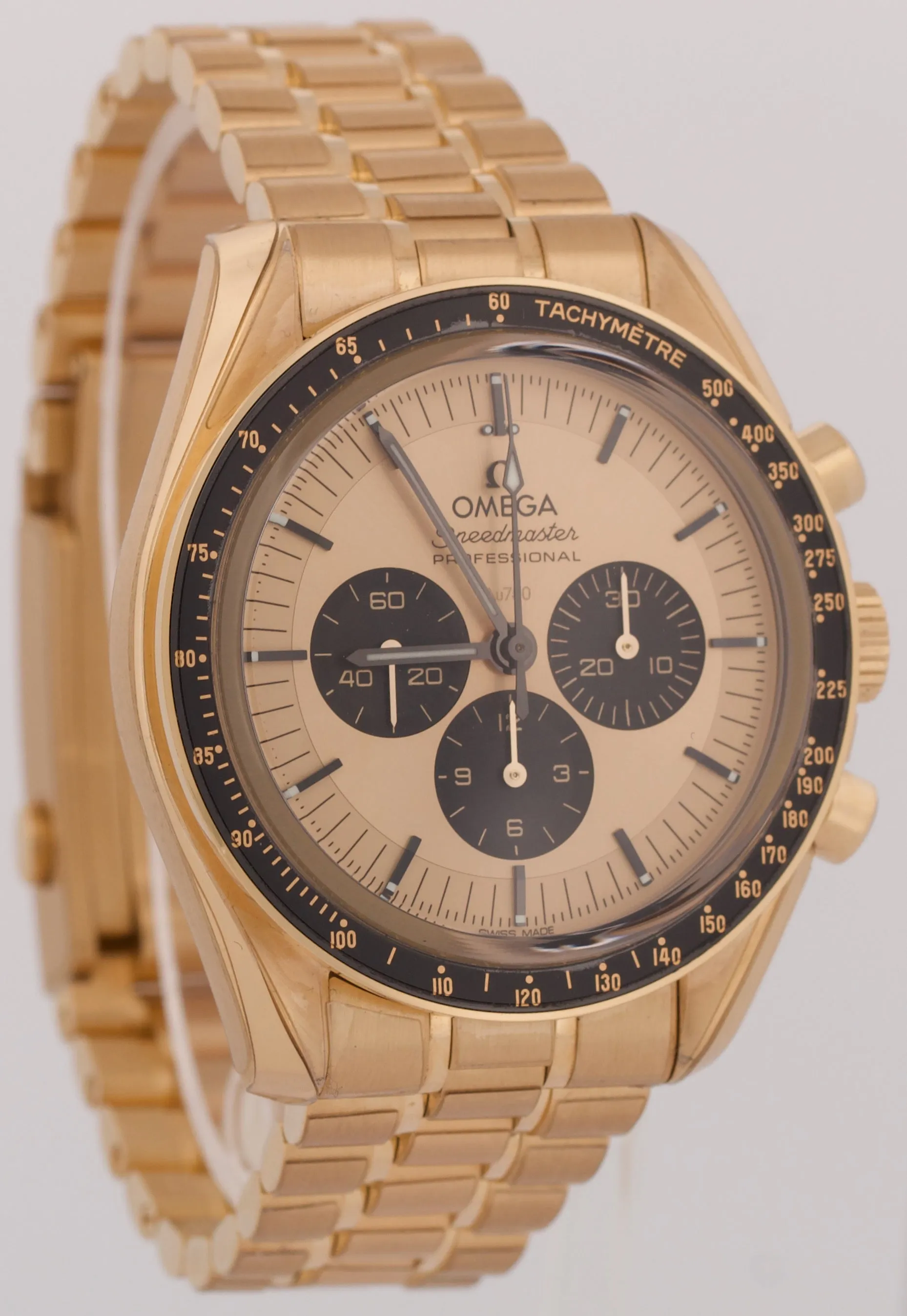 2024 PAPERS Omega Speedmaster MOONSHINE 18K Yellow Gold 310.60.42.50.99.002 BOX