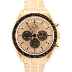 2024 PAPERS Omega Speedmaster MOONSHINE 18K Yellow Gold 310.60.42.50.99.002 BOX