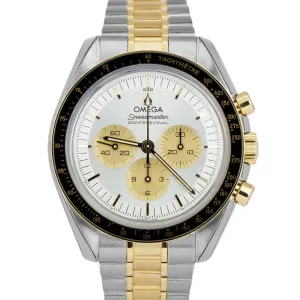 2024 PAPERS Omega Speedmaster Moonwatch SILVER 18K Steel 310.20.42.50.02.001 BOX