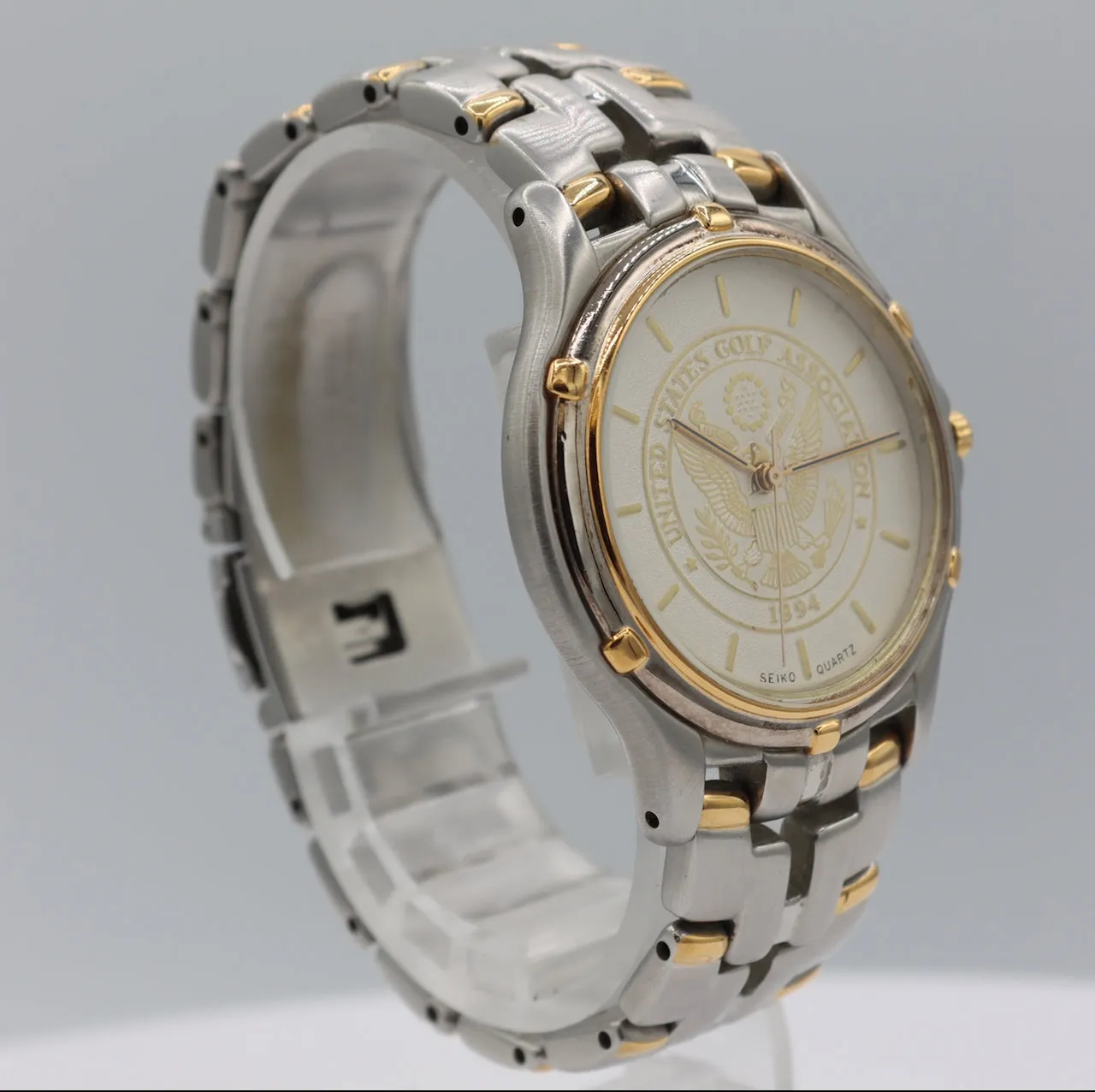 35mm Seiko 7N32-0049 US Golf Association USGA Men's Quartz Wristwatch 7N32