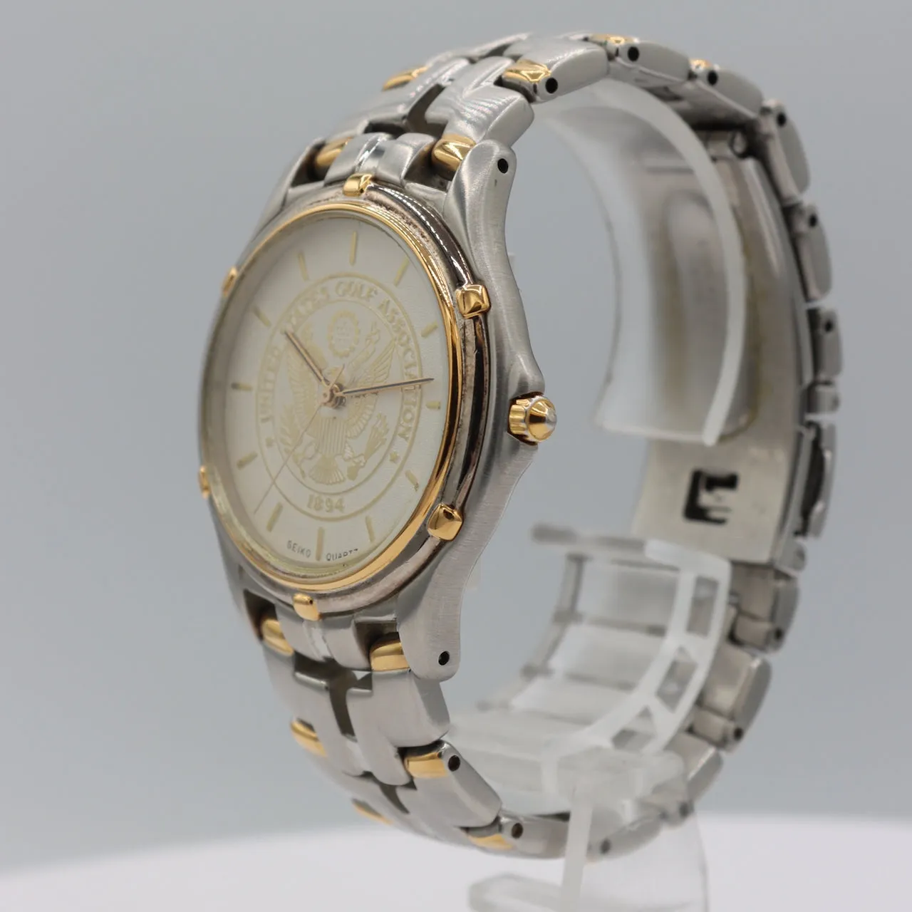 35mm Seiko 7N32-0049 US Golf Association USGA Men's Quartz Wristwatch 7N32