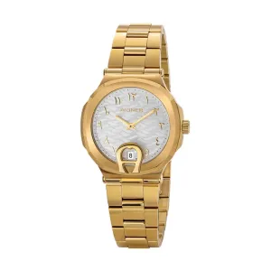 AIGNER Men's Taviano Gold & White Dial Watch