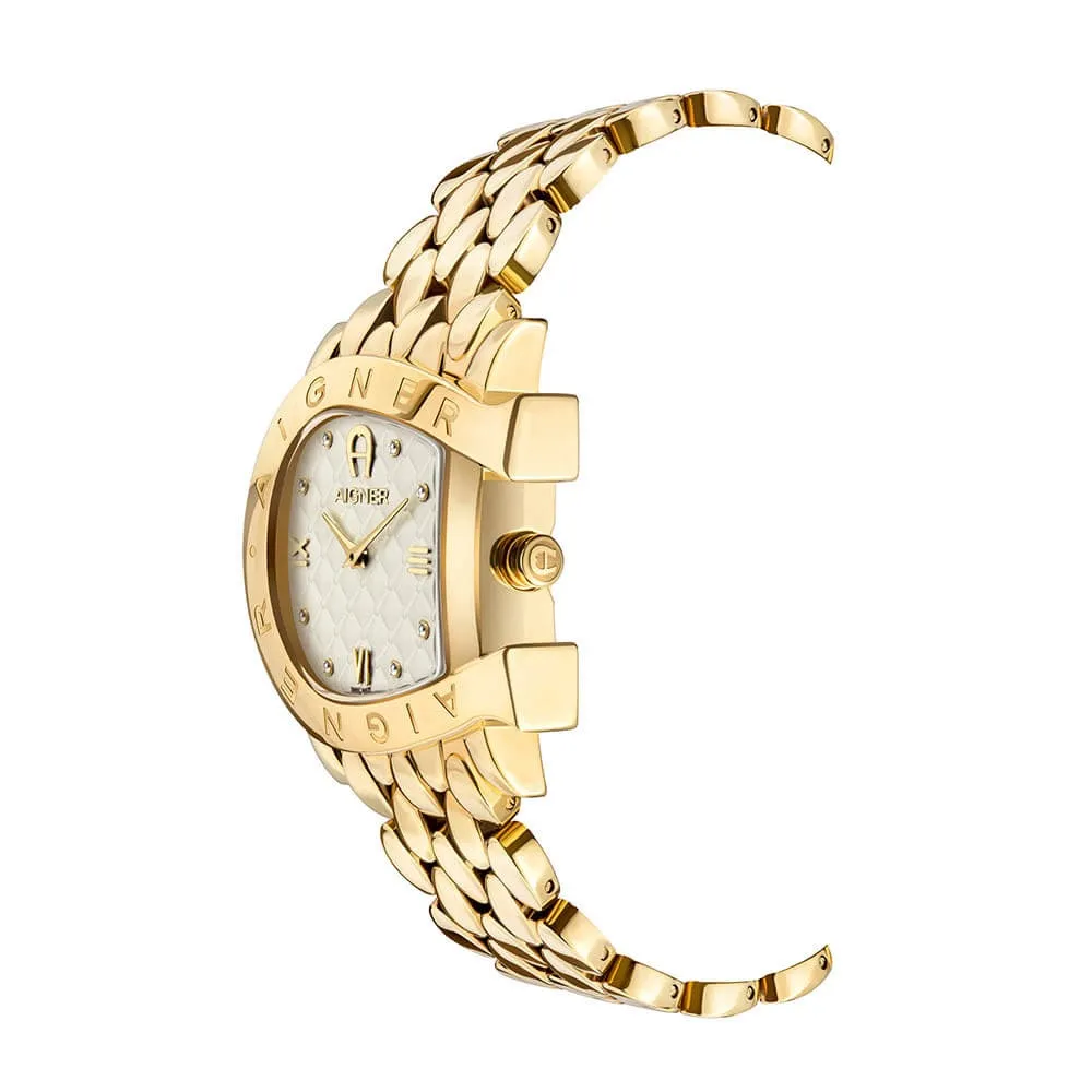 AIGNER Women's Massa Gold Plated Analog Watch