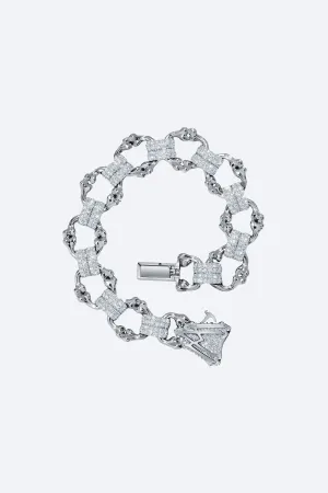 ALEX MOSS | CRUSHED BONES BRACELET - WHITE