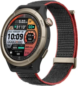 Amazfit A2292 Cheetah Pro 47mm Running Sports Smart Watch with Dual-Band GPS, Route navigation, Offline Maps, Training Template, 1.45'' AMOLED Display, 14-Day Battery Life, Heart Rate & Sleep Monitoring