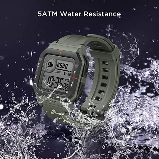 Amazfit Neo Sports Watch Smartwatch with Heart Rate Monitoring, Waterproof, Fitness and Activity Tracker - Green