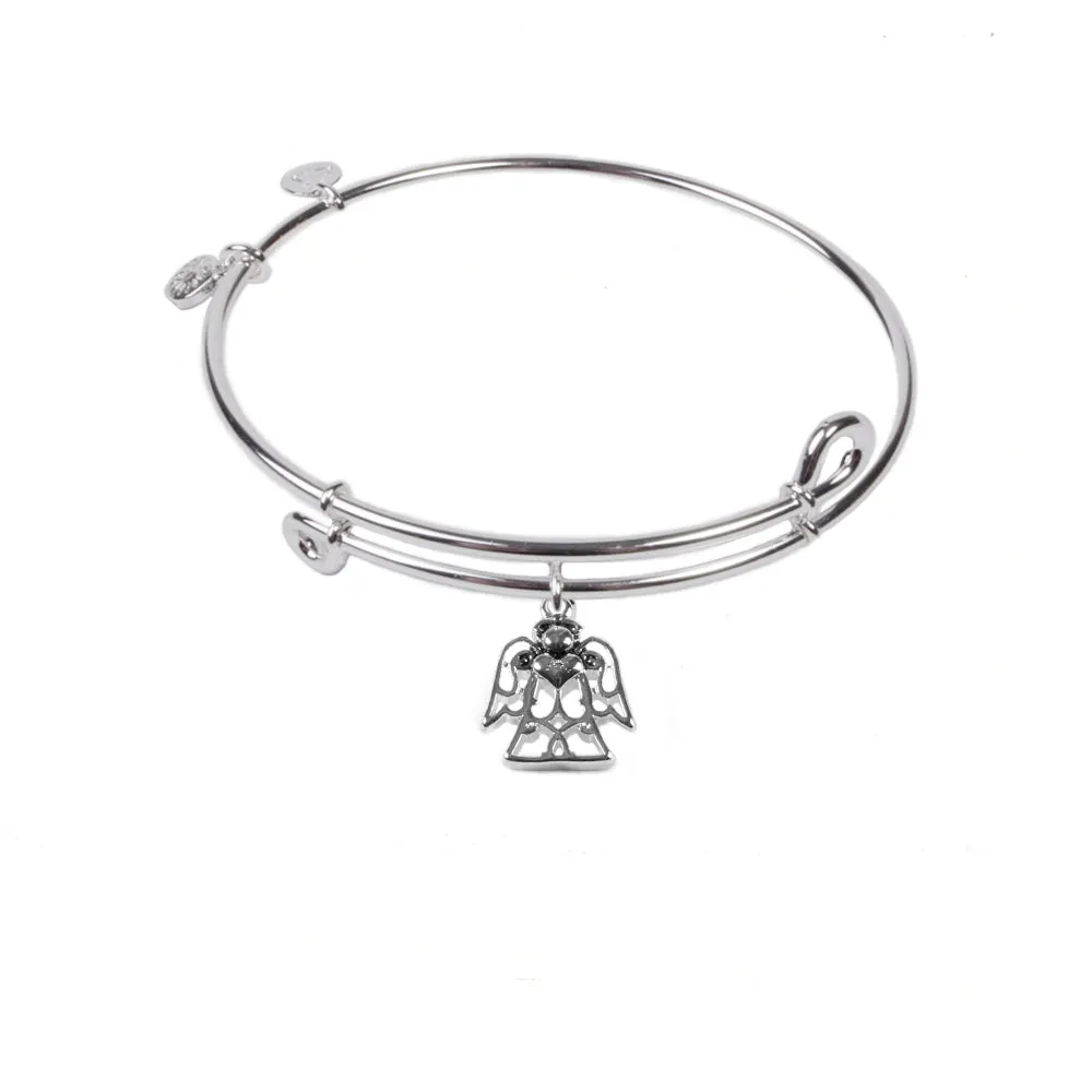 Angel, Bangle Sterling Silver Plated