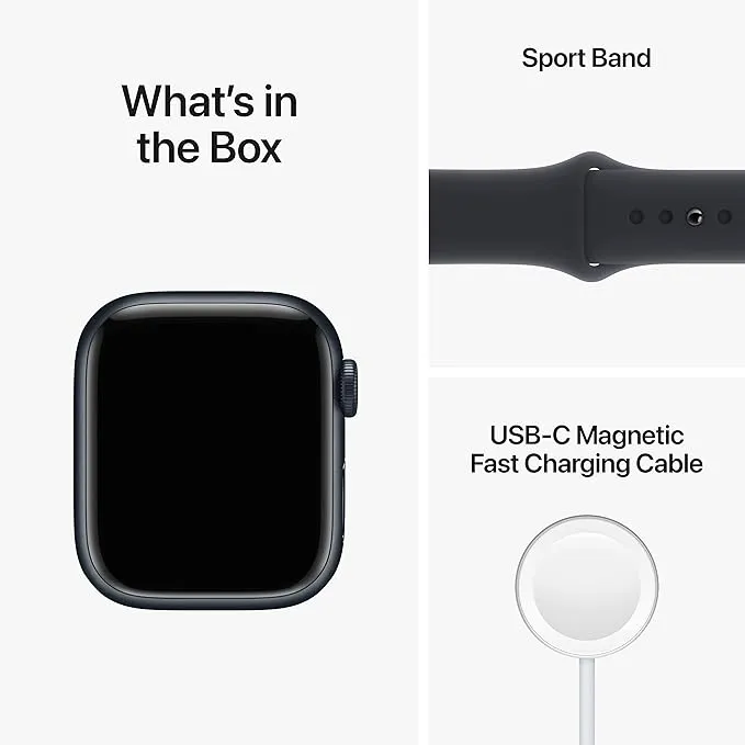 Apple Watch Series 8 GPS   Cellular 41mm Midnight Aluminum Case w/Midnight Sport Band