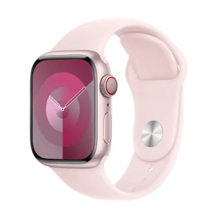 Apple Watch Series 9 41mm GPS   Cellular Pink Aluminium Case with Light Pink Sport Band