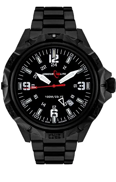 Armourlite GMT ZULU TIME Pilot's Watch. Professional Series AL1403